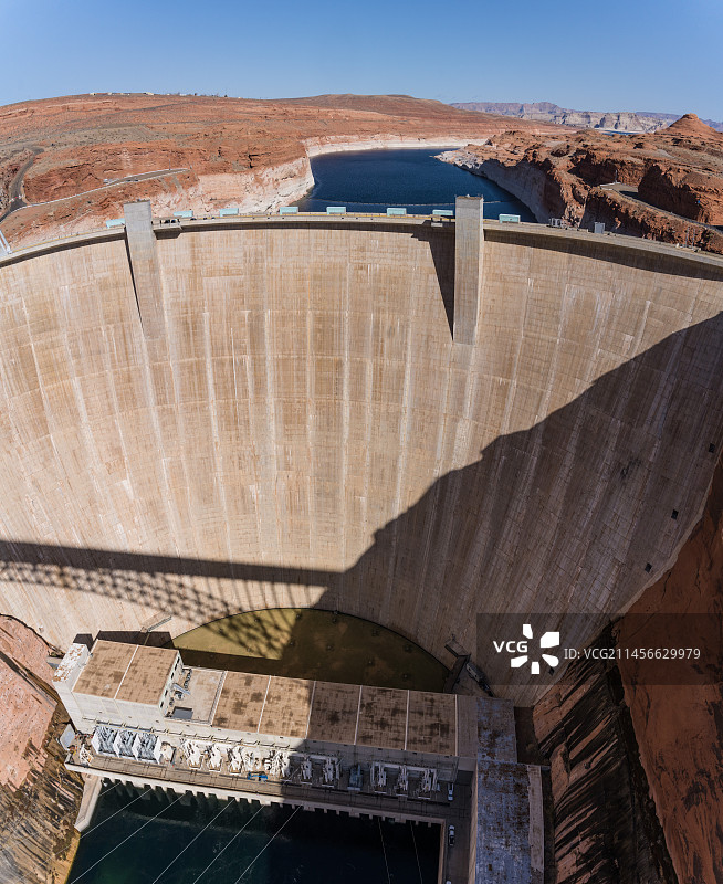 美国亚利桑那州格伦峡谷大坝图片素材