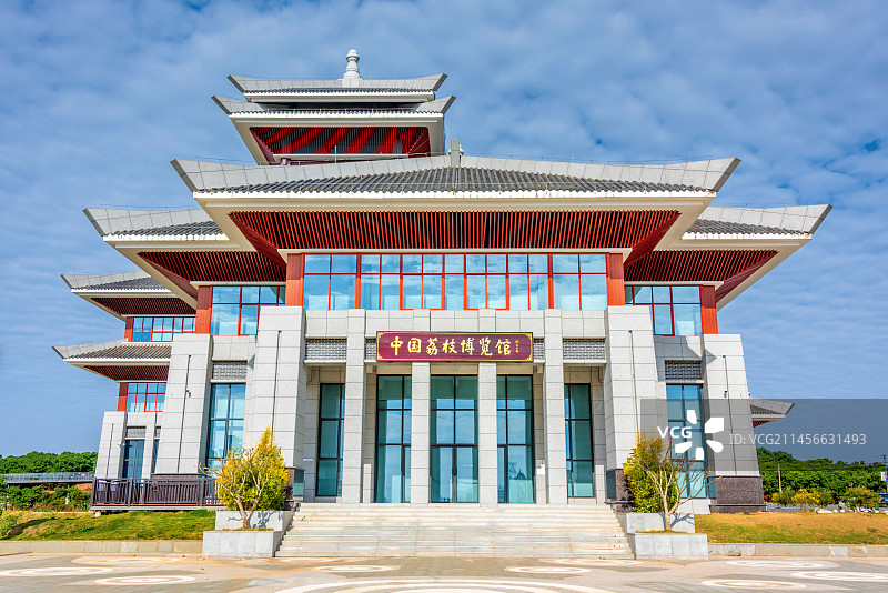 中国广东茂名高州大唐荔乡文化旅游区荔枝博览馆图片素材