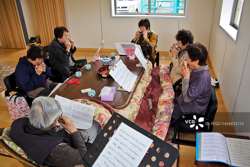 日本福岛社区中心音乐团体图片素材