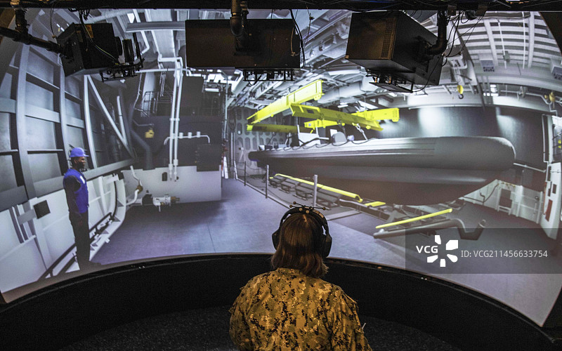 军事虚拟现实训练图片素材