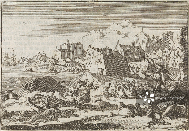 牙买加地震插图图片素材