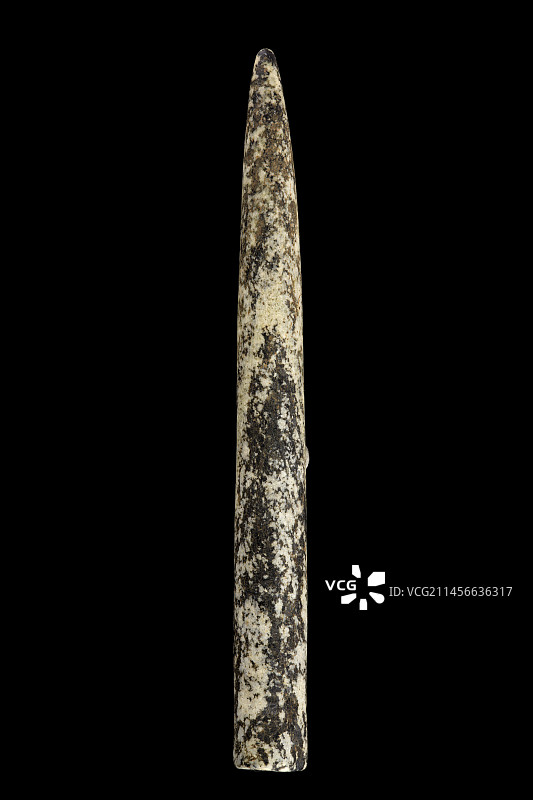 片麻岩中的唇钉。马里，新石器时代。7厘米图片素材