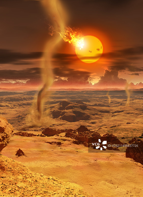 M级红矮星，插图图片素材