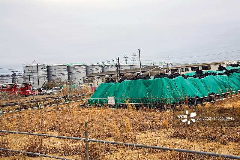 日本福岛第一核电站图片素材