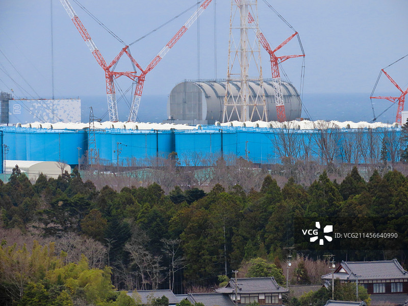 日本福岛第一核电站图片素材