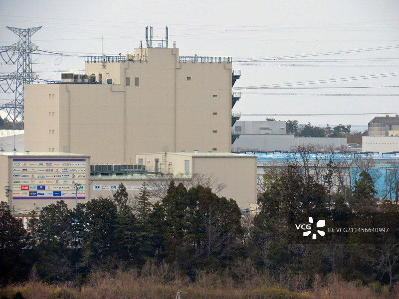 日本福岛第一核电站图片素材