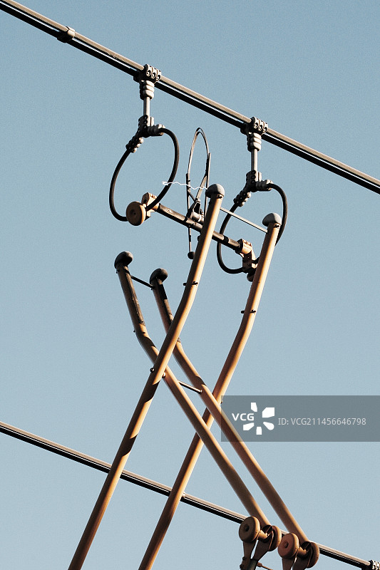 用电弧开启受电弓图片素材