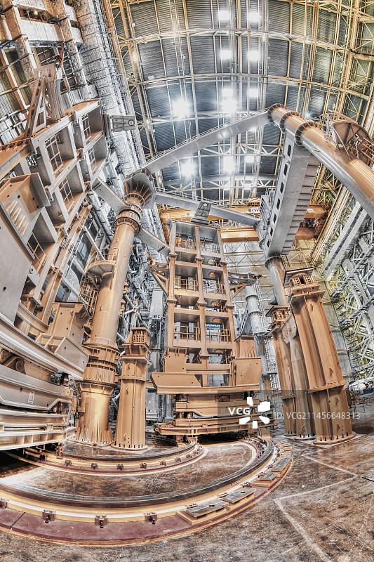 ITER聚变研究反应堆建设图片素材