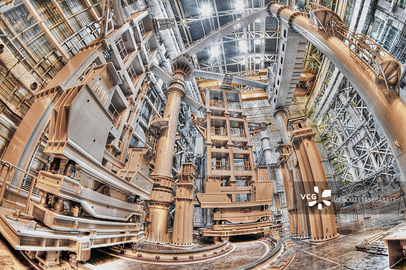 ITER聚变研究反应堆建设图片素材