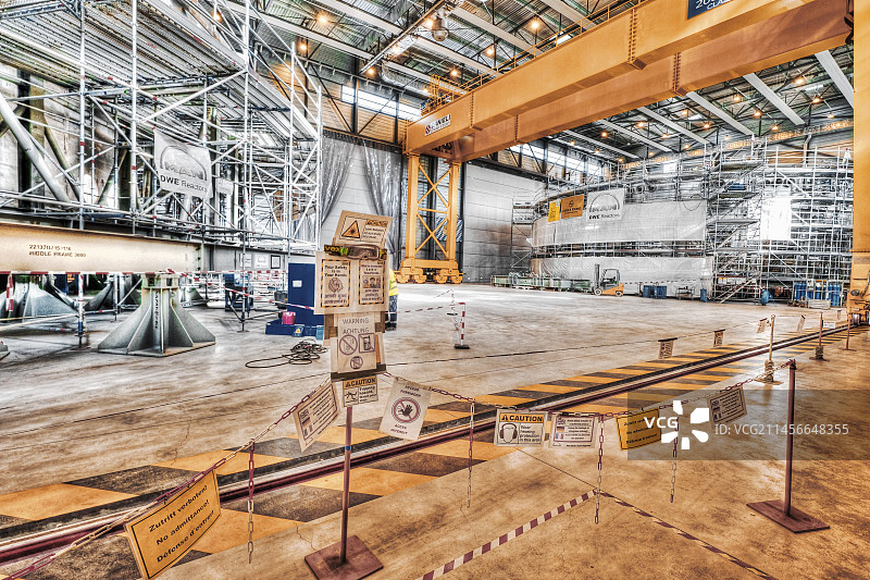 ITER聚变研究反应堆建设图片素材