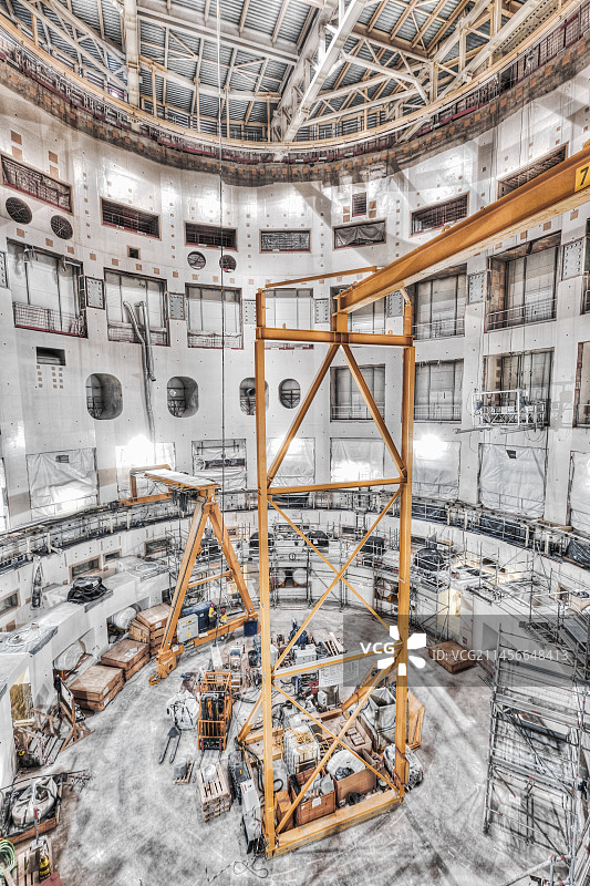 ITER聚变研究反应堆建设图片素材