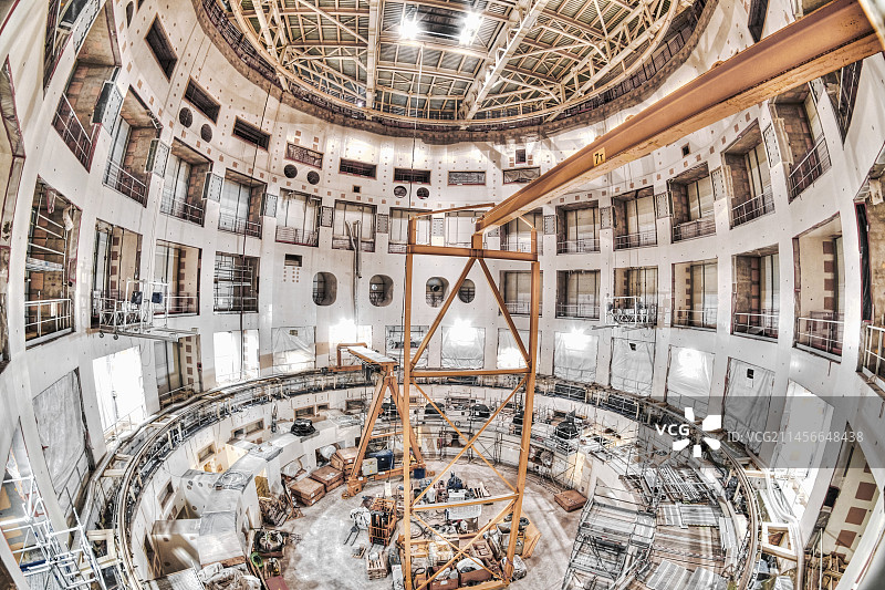 ITER聚变研究反应堆建设图片素材