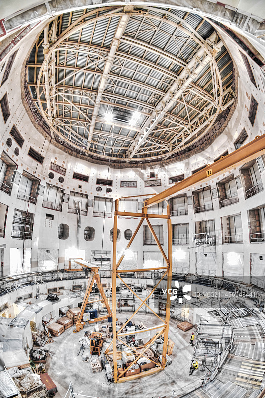 ITER聚变研究反应堆建设图片素材