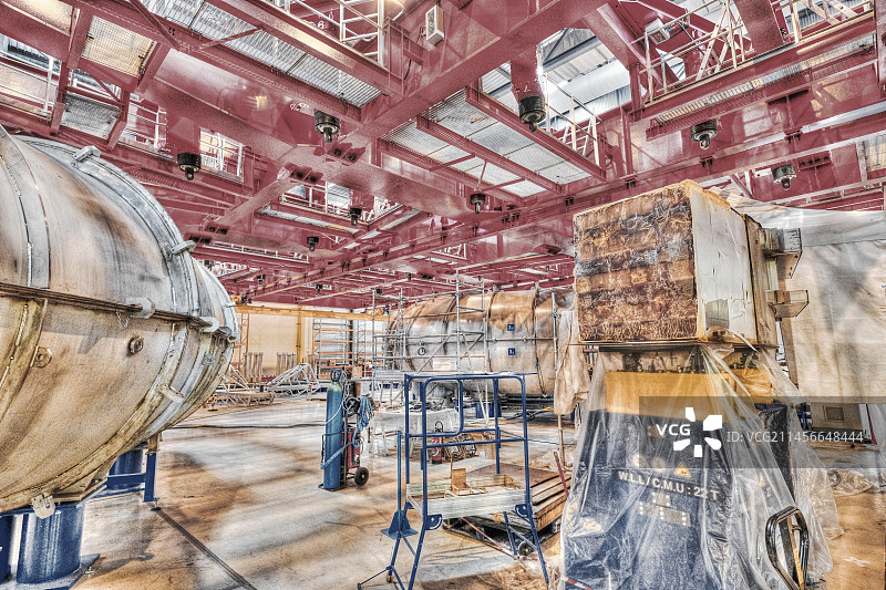 ITER聚变研究反应堆建设图片素材