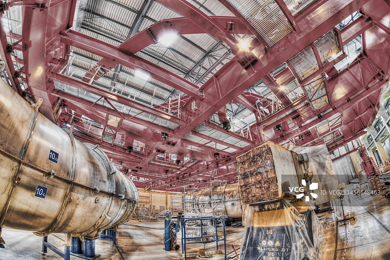 ITER聚变研究反应堆建设图片素材