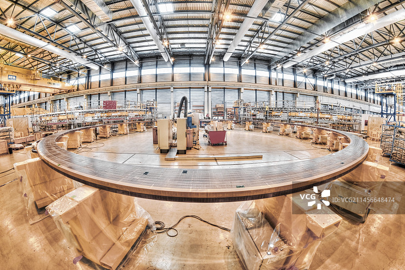 ITER聚变研究反应堆建设图片素材