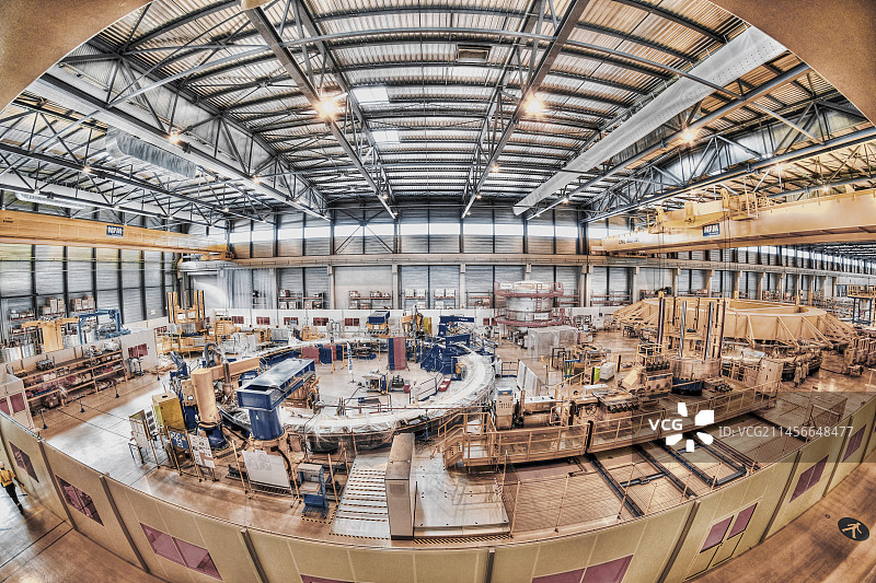 ITER聚变研究反应堆建设图片素材