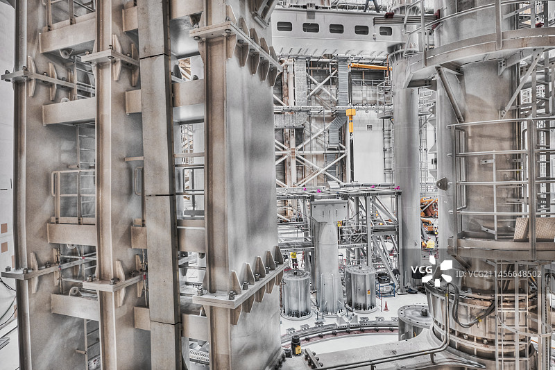 ITER聚变研究反应堆建设图片素材