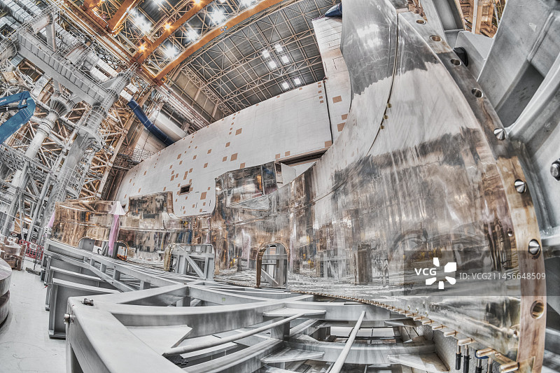 ITER聚变研究反应堆建设图片素材