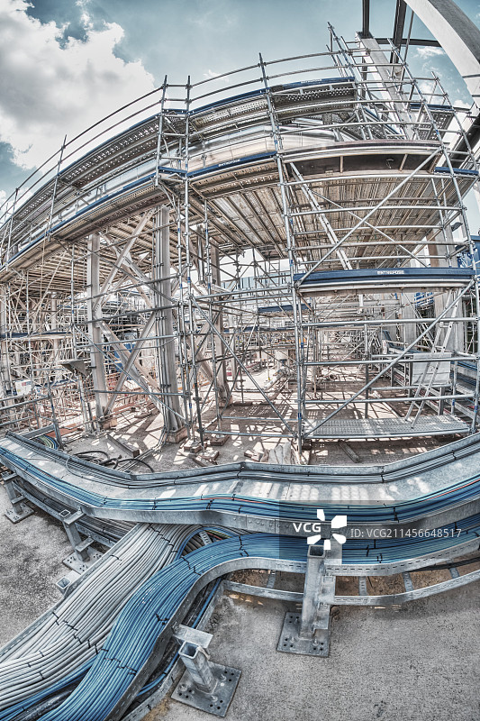 ITER聚变研究反应堆建设图片素材