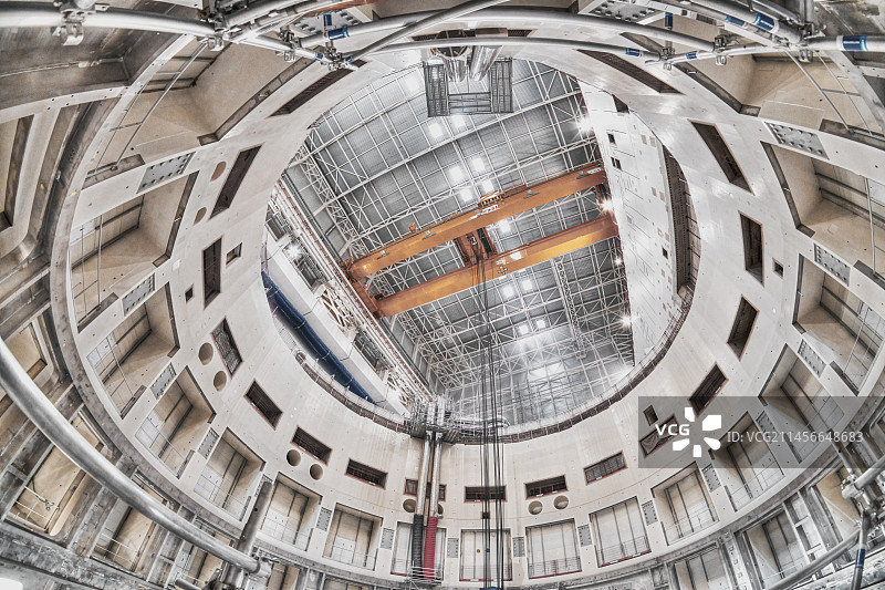 ITER聚变研究反应堆建设图片素材