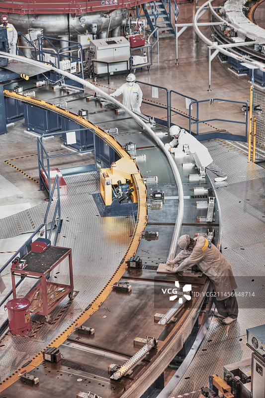 ITER聚变研究反应堆建设图片素材