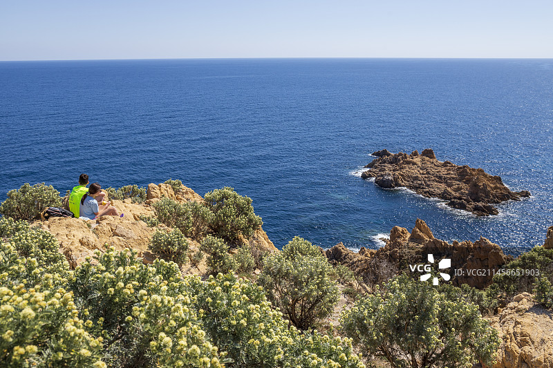 法国拉马图埃勒 Cap Taillat 半岛地中海景观图片素材