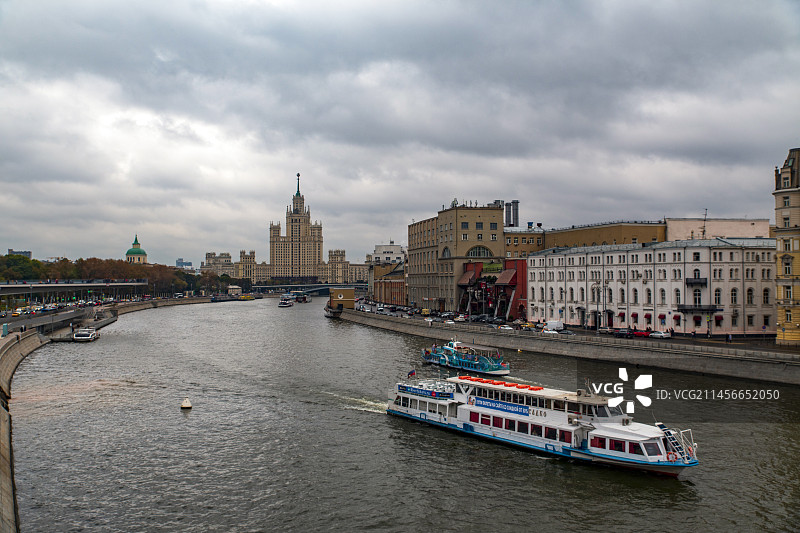 俄罗斯莫斯科的阴天图片素材