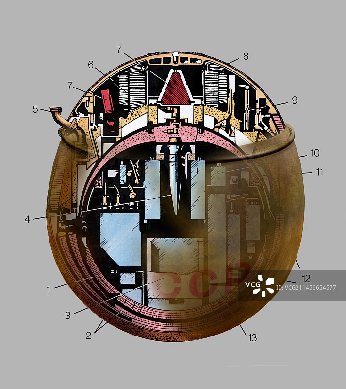 金星8号着陆器插图图片素材