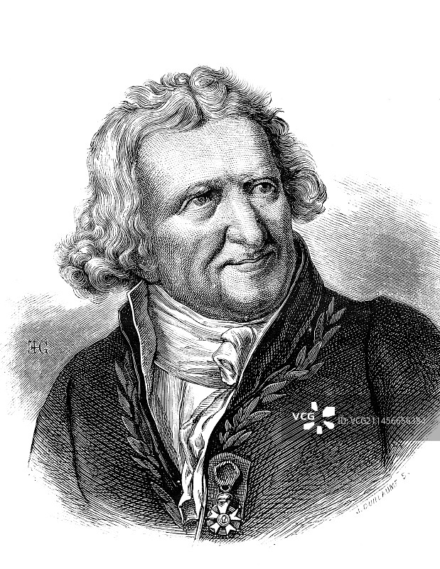 法国营养学家安托万·帕门蒂埃图片素材