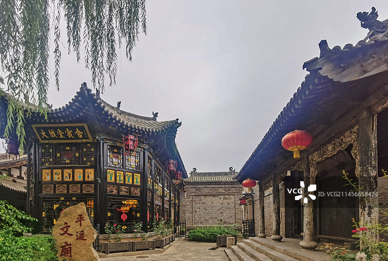 山西平遥文庙小学生“开笔礼”图片素材