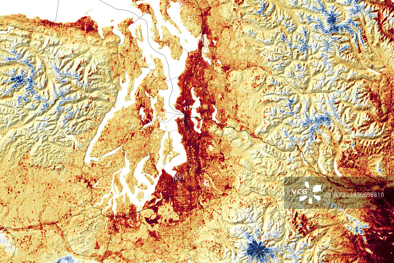 2021年6月，美国华盛顿热浪图片素材