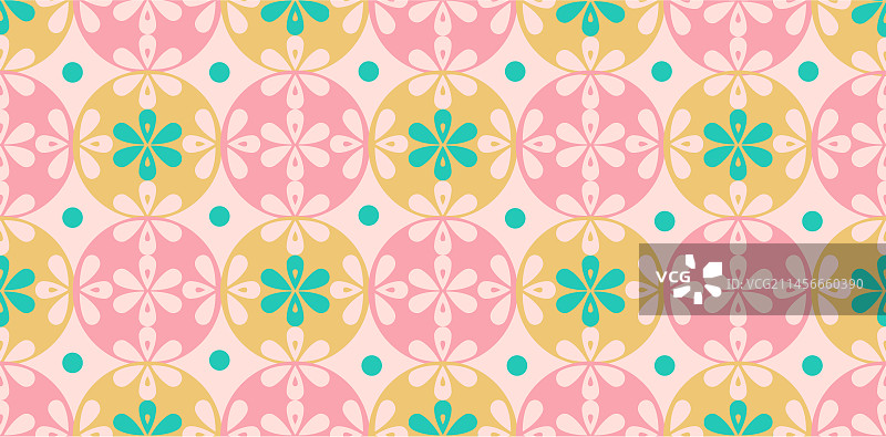 宝相花四方连续图案图片素材