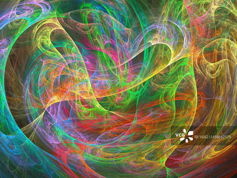 混沌波浪插画图片素材