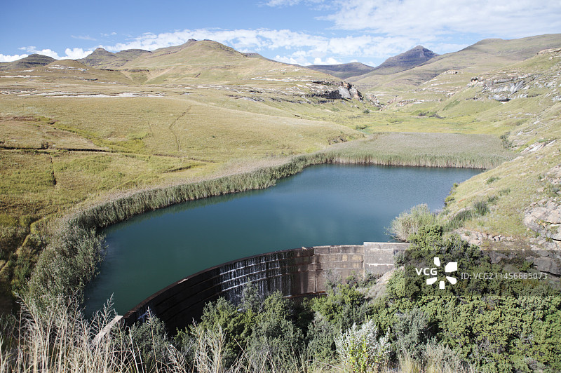 南非兰顿水坝图片素材
