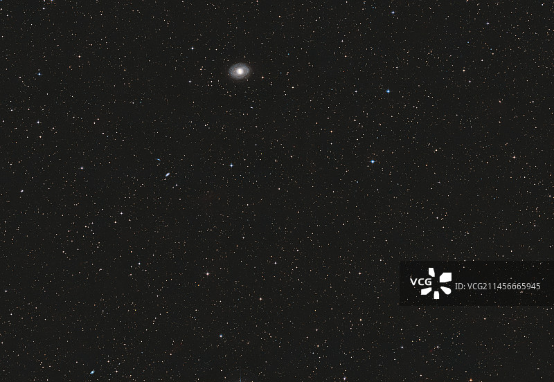 伽马射线暴190114C周围区域的光学图像图片素材