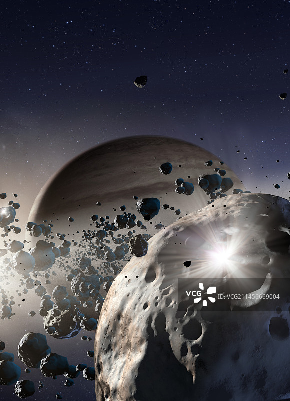 土星环系统插图图片素材