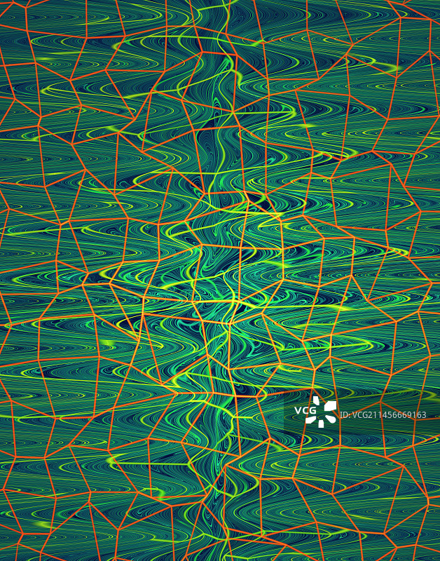 不规则矩阵和漩涡抽象图片素材