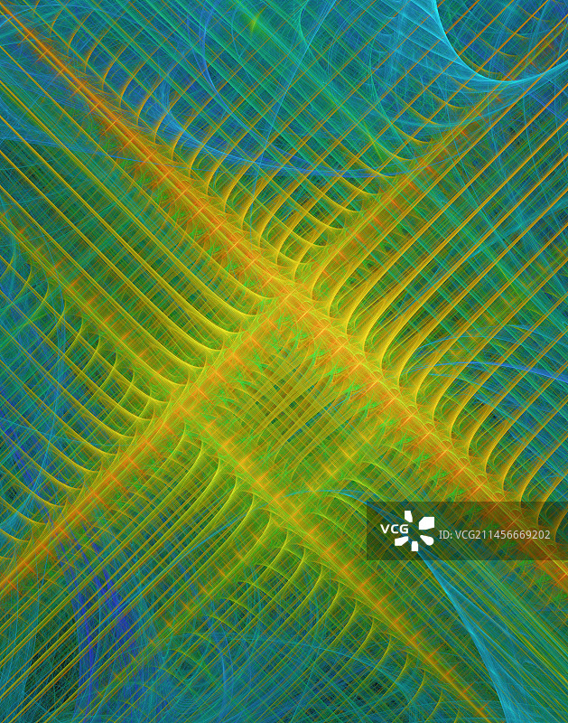格子和矩阵分形抽象图片素材