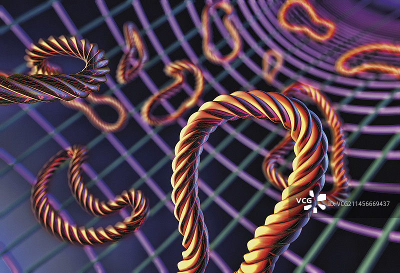 弦理论概念图图片素材