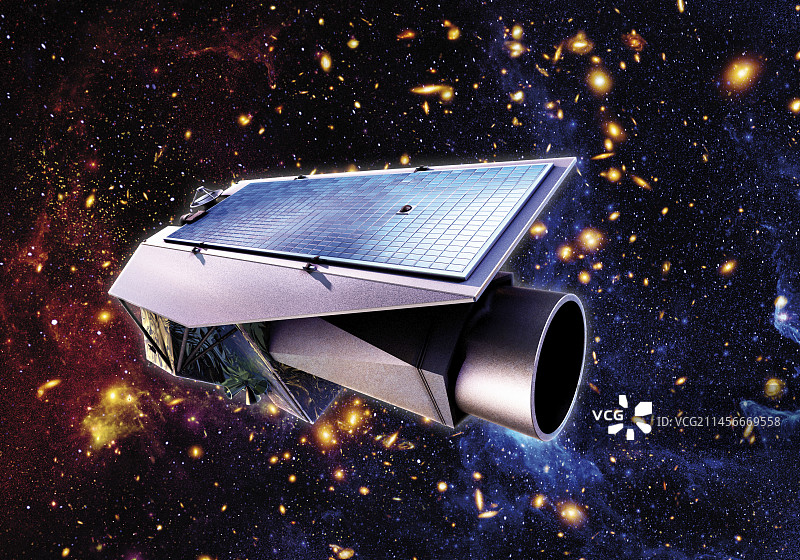 欧几里得空间望远镜插图图片素材