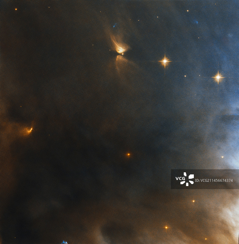 反射星云，哈勃影像图片素材