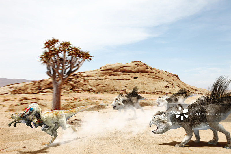 原角龙插图图片素材