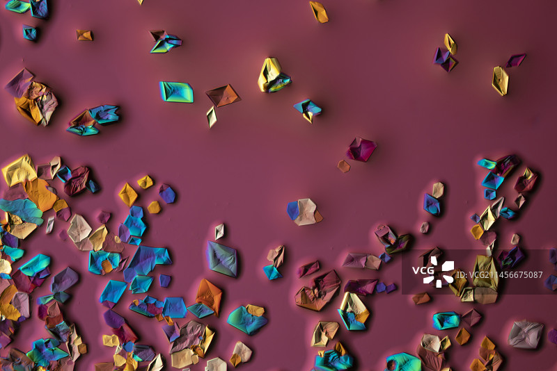 硝酸铈铵偏振光显微照片图片素材