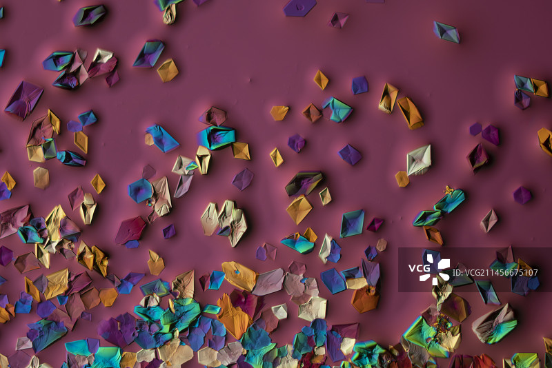 硝酸铈铵偏振光显微照片图片素材