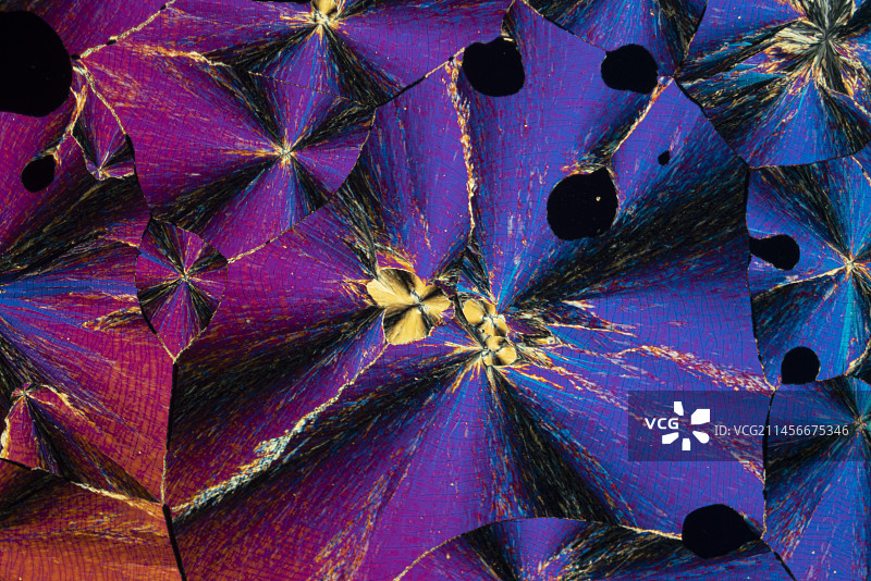 烟酰胺偏振光显微照片图片素材