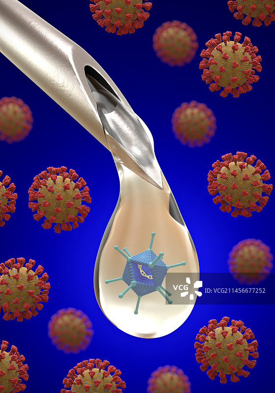 新冠疫苗概念图图片素材