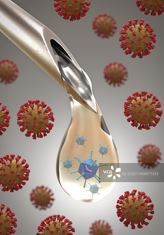 新冠疫苗概念图图片素材