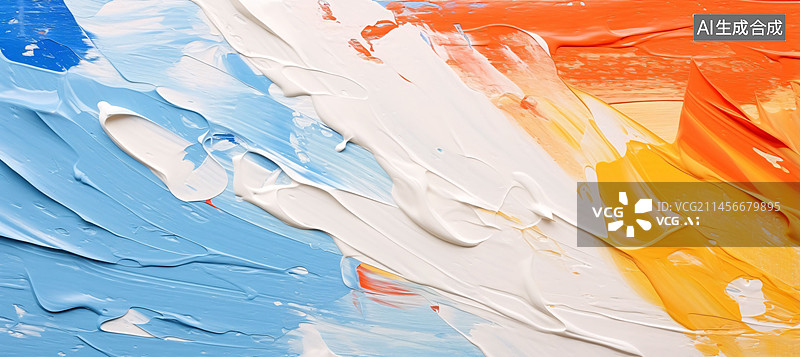【AI数字艺术】3D彩色油漆纹理背景。粉彩抽象背景。油画的自然纹理。高质量的细节。图片素材