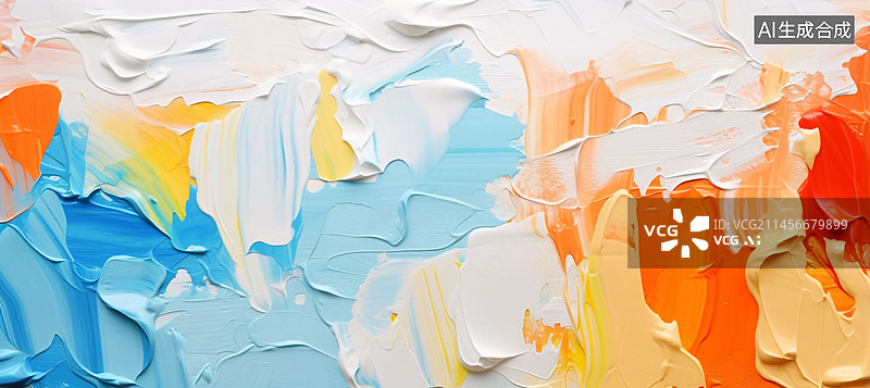 【AI数字艺术】3D彩色油漆纹理背景。粉彩抽象背景。油画的自然纹理。高质量的细节。图片素材